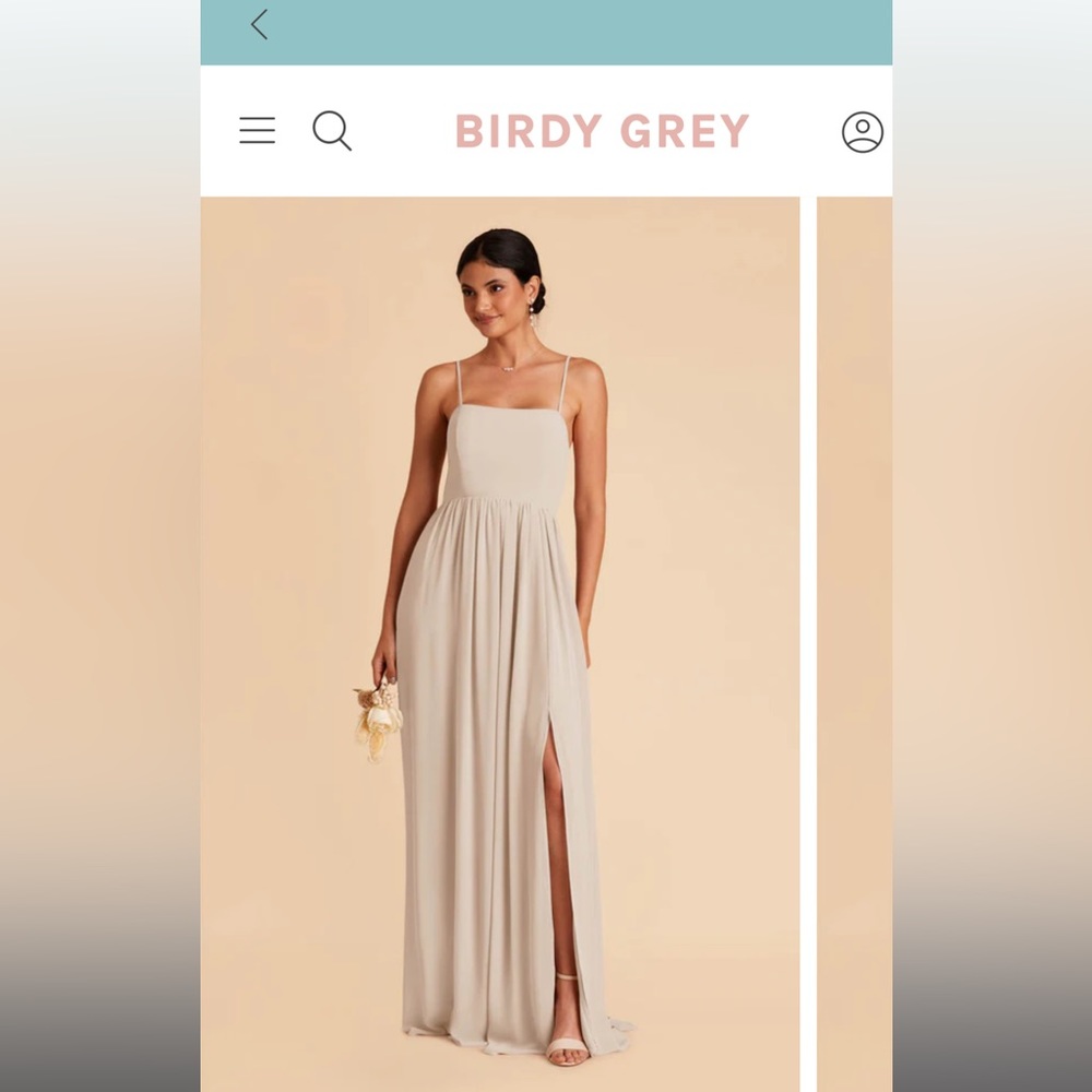 It is a neutral champagne color never worn